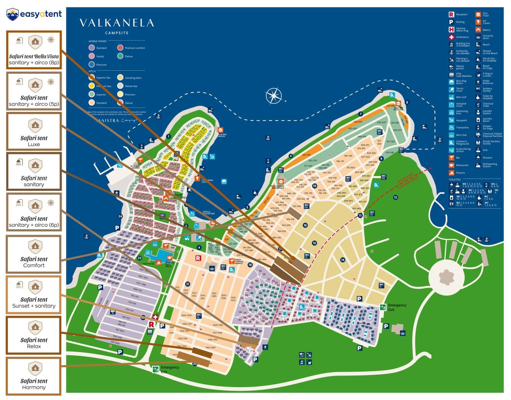 Easyatent Valkanela Vakantiepark 4*